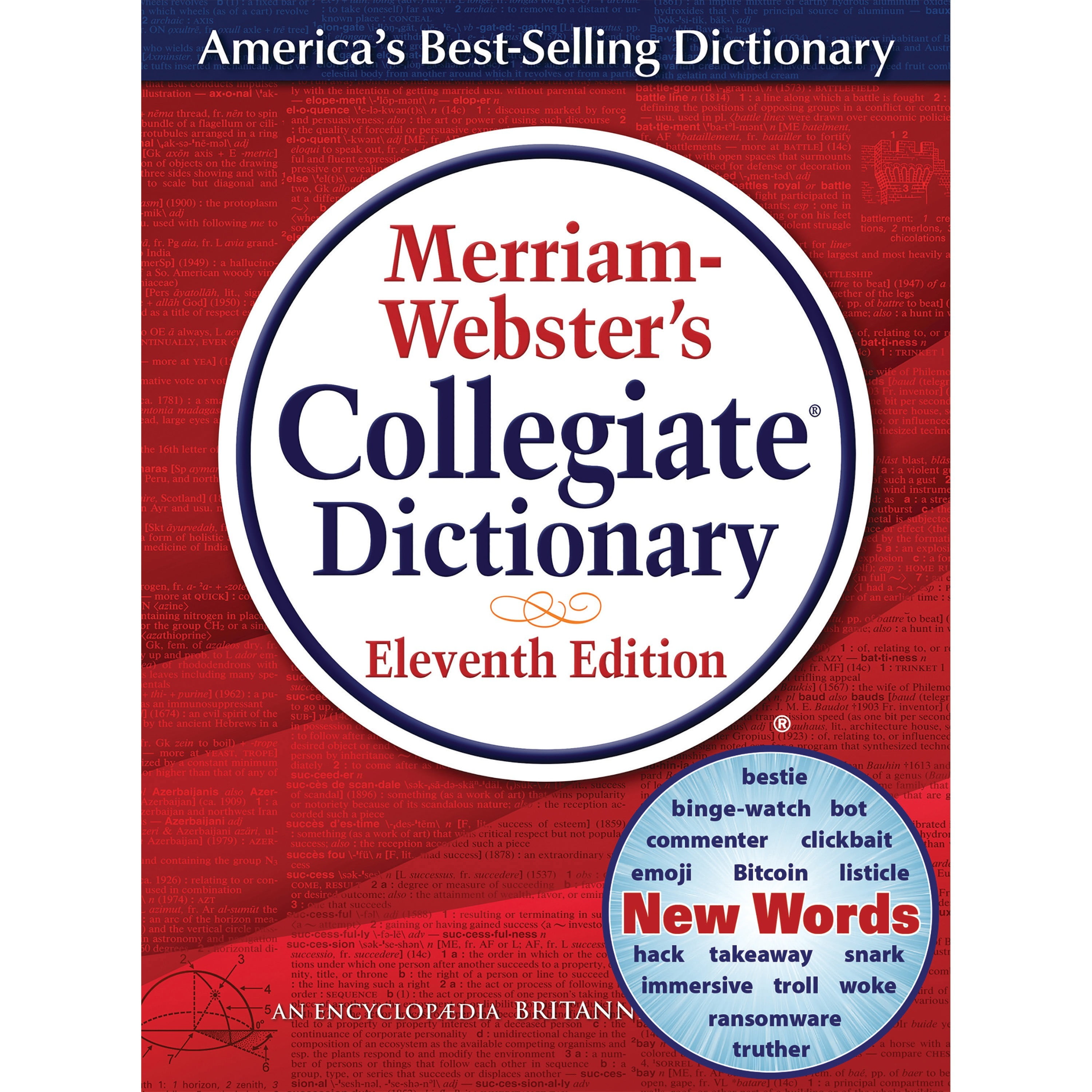 Merriam-Webster, MER8095, 11th Edition Collegiate Dictionary, 1 Each ...