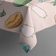 thumbnail image 4 of Red Mushroom Cartoon Light Pattern Rectangle Tablecloth 60"x120",Waterproof Polyester Rectangle Table Cloth, Wipeable Spillproof Polyester Tablecloth for Dining, Camping, Indoor and Outdoor, 4 of 6