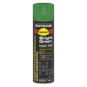 Rust-Oleum Spray Paint,Bright Green,15 oz. HAWA V2134838