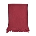 thumbnail image 3 of Premium Two Tone Reversible Soft Knit Fringe Shawl Wrap Poncho Cape, 3 of 5