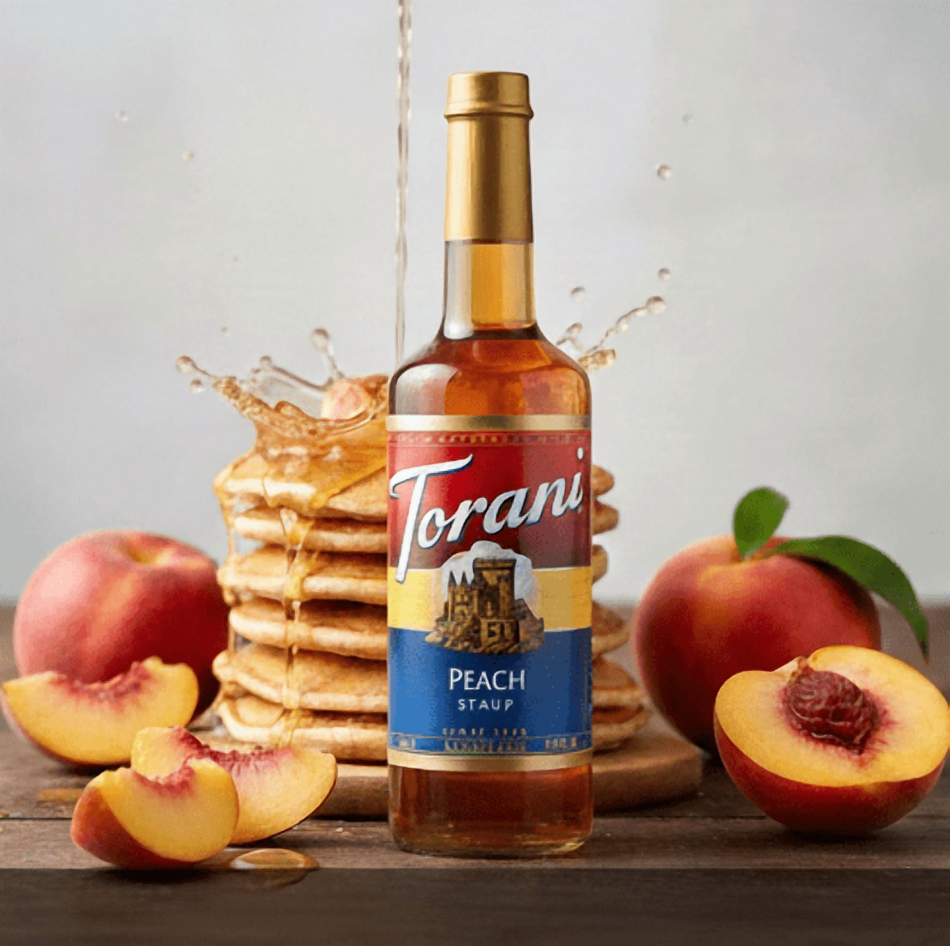 Torani Peach Syrup cs 12/750 ml