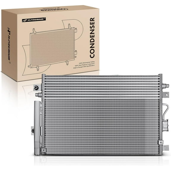 A-Premium Air Conditioning A/C Condenser Compatible with Jeep Cherokee 2019-2021, L4 2.0L