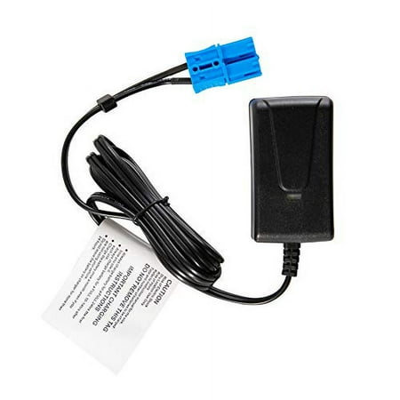 VAIX 12 Volt Battery Charger for Kid Trax Dodge Ram 3500 Mini Coupe Rideammales Scout Disney Mickey Minnie Mouse Coupe, 12V Charger Compatible with Child Ride On Car Small Blue Plug