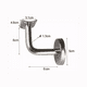 thumbnail image 4 of 4 Pcs Soporte Muro Tubo Pasamanos Con Tapa Cubre Tornillo Plata, 4 of 5