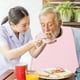 thumbnail image 4 of Bib protector para adultos, bebés, ancianos, sillas de ruedas, ajustable, lavable, protección al comer, fácil de usar, portátil, para hogar, cocina, comedor,topliu, 4 of 8