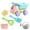 A, variant on Beach Toys, 6 Piece Sand Toys Set Kids Sandbox Toys Includes Water Wheel Beach Tool Kit Bucket Watering Can Molds with Beach Truck, Travel Beach Sand Toys for Kids 1 2 3 4 5