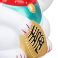 thumbnail image 3 of NFTIGB Lucky Fortune Cat with Waving Arm 7 Inch / 17.8 cm Plastic Battery Operated Wealth Welcoming Figurine for Home Hotel Office Housewarming Gift White, 3 of 9