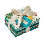 The Pioneer Woman 21" x 18" Cotton Holiday Floral Trees Precut Sewing & Craft Fabric Bundle, 6 Pieces