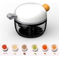 thumbnail image 1 of Jinsinto Mini Onion Cutter, Manual Onion Chopper, Onion Chopper, Multi-Function Chopper with Cord, Easy to Clean (White), 1 of 5