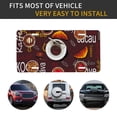 thumbnail image 5 of Kdxio A Cup Of Black Coffee On A Saucer License Plate Car Front License Plate Car Decoration Car Accessories Front Tag Plate Standard Size, 5 of 8