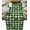 Luckypre2751, variant on St Patrick Table Runner 90 inches Long for Kitchen Dining Table St.Patrick''s Day Shamrock Black and Green Buffalo Plaid Coffee Table Runner for Living Room Runners for Party 13x90in