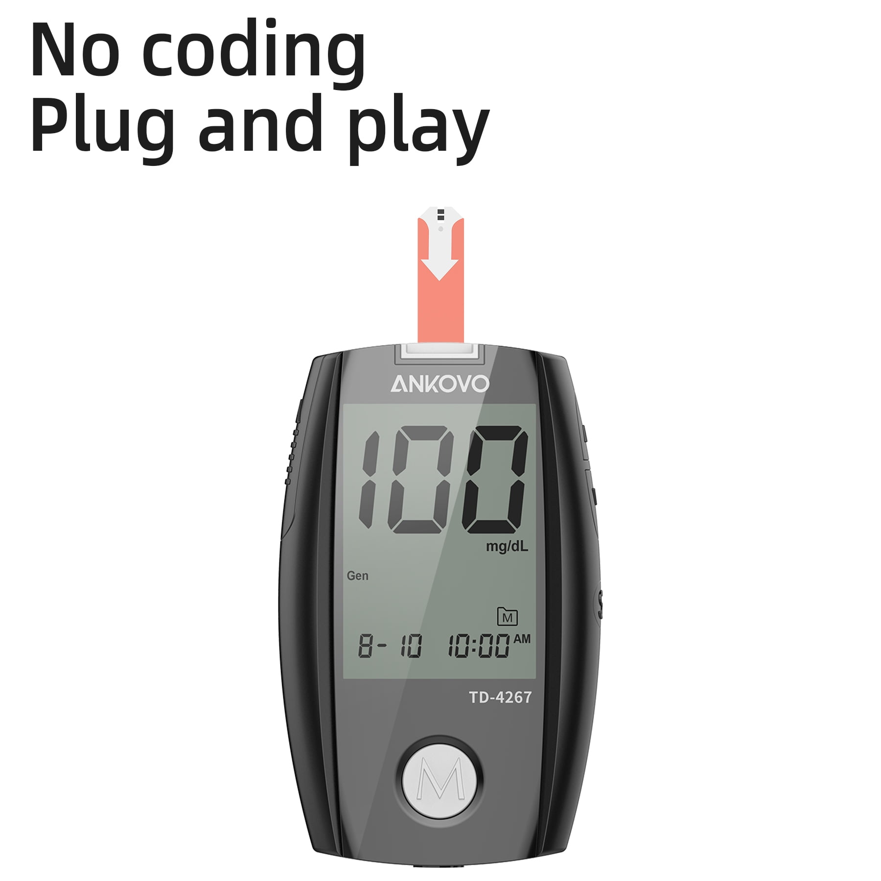 Buy Blood Glucose Monitor Kit, Diabetes Testing Kit with Blood Glucose