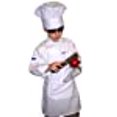 thumbnail image 2 of CHEFSKIN Children Apron White, Pocket, Fabric, Fits 2-8 (10, White), 2 of 2