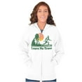 thumbnail image 3 of Leave No Trace Urban Legend Sasquatch Unisex Fleece Graphic Zip Up Hoodie Brisco Brands 2X, 3 of 5