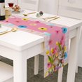 thumbnail image 3 of asddcavvf Easter Bunny Egg Pattern Linen Print Kitchen Dining Room Insulated Decorative Placemat（F） Table Teal, 3 of 6