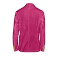 thumbnail image 4 of SwiftWear Women's Double Breasted Blazer Vintage Button Down Jacket Professional Work Casual Dressy Suit​, Hot Pink, 4 of 5