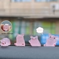 thumbnail image 5 of 20 Pcs Mini Pig Car Dashboard Toys Dolls Figures Home Garden Decoration Cartoon Car Ornaments Gift, 5 of 11