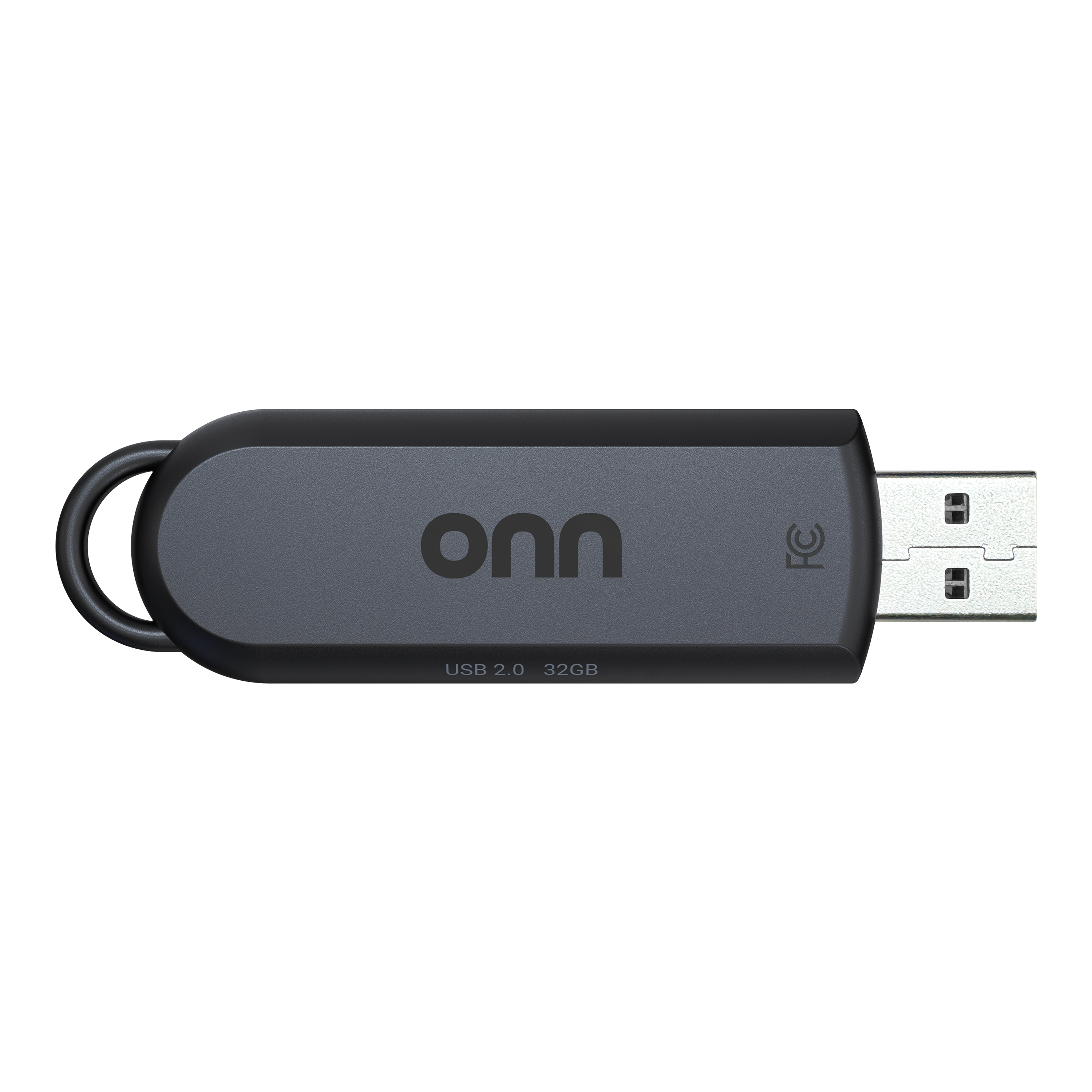 onn 32GB USB 2.0 Flash Drive, Retractable photo 4