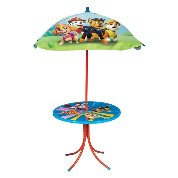 Paw Patrol Patio Table with Umbrella, Kids Patio Table