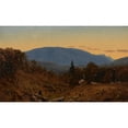 thumbnail image 3 of Sanford Robinson Gifford 14x10 Black Modern Framed Museum Art Print Titled - A Study of Hunter Mountain at Twilight (circa 1865), 3 of 5