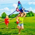 thumbnail image 2 of Cometa con forma de mariposa SGFTre, 140 x 71 cm, marco duradero y fácil de volar, 2 of 8