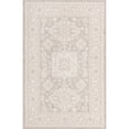 thumbnail image 1 of Unique Loom Tapis de Médaillon Aztèque Extérieur 5' 3 x 7' 10 Rectangle Brun Clair/ivoire, 1 of 1