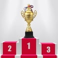 thumbnail image 1 of Liga de fútbol, trofeo de partido, trofeo de oro, por el primer lugar, premio de competiciones de fútbol, copa de premio para escenario 48cm CUTICAT Trofeo de premio, 1 of 8