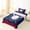 Navy Crimson, variant on Erosebridal Boy Baseball Game Twin Sheet Sets, Cartoon Sport Bedding, Grey Navy, 3 Pieces