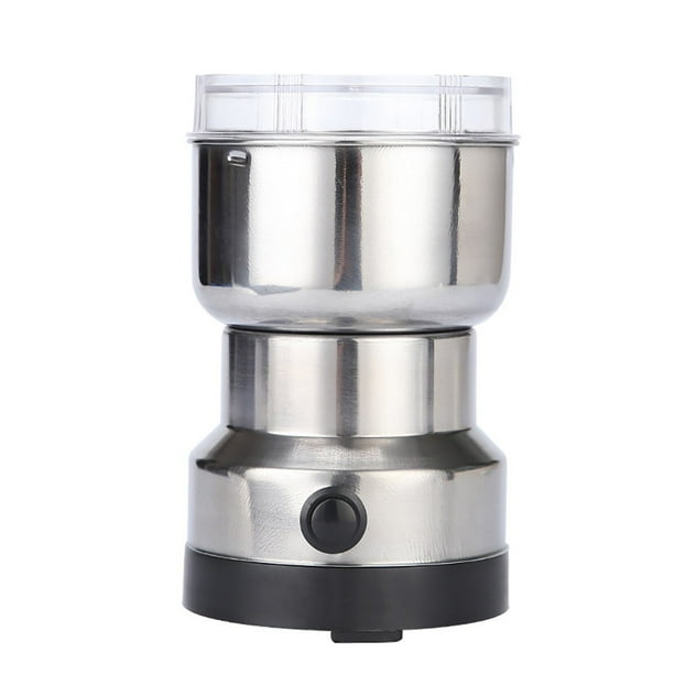 Pisexur Batería de cocina Molinillo de café, molinillo de harina doméstico, molinillo de granos pequeños, molinillo de harina, trituradora de grano ultrafino (estánda para la cocina del hogar