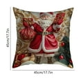 thumbnail image 3 of 3D Gold Christmas Tree Pillow Cover, Festive Holiday Decorative Linen Cushion Case for Sofa Living Room Bedroom Decor, Ultra Soft Plush Throw Pillow Insert Not Included, 3 of 6