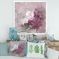 thumbnail image 3 of Designart 'Ancient Pink and Purple Flowers II' Traditional Framed Art Print, 3 of 4