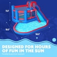 thumbnail image 4 of Sunny & Fun Fun Inflatable Water Slide Park with Bounce House & Splash Features, 4 of 9