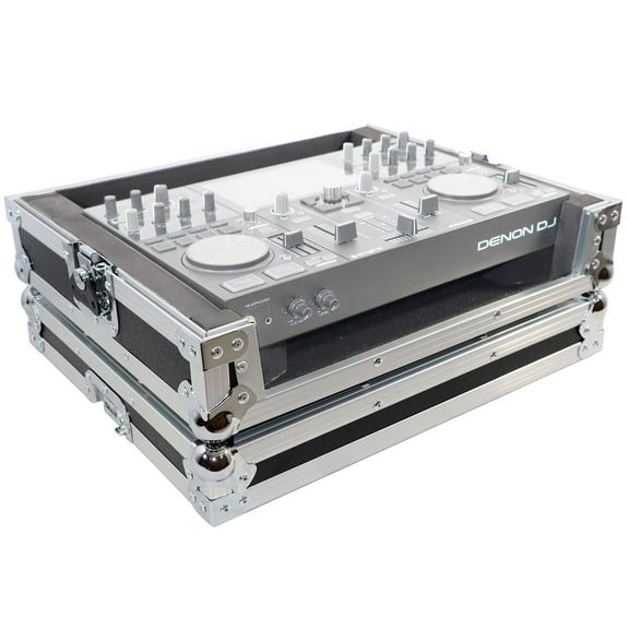 ProX X-PRIMEGO ATA Style Flight Case for Denon DJ Prime Go Controller - Silver