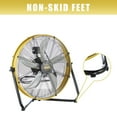 thumbnail image 3 of HICFM 20" 6300 CFM Heavy Duty Shroud Fan with IP44 Enclosed Powerful 1/4 Motor, 3 of 9