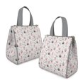 thumbnail image 2 of Unicorn Princess Castle Pattern Insulated Lunch Bag for Women & Adults,Large Portable Soft Cooler Lunch Bag,Thermal Food Storage Tote with Pearl Cotton,8.66L,8.75x5.75x9.5 Inch, 2 of 6