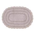 thumbnail image 1 of Alfombra de baño DII Crochet Collection, reversible, pequeña, ovalada, 43 x 61 cm, 1 of 8