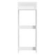thumbnail image 3 of Porta refrigerador Madesa Glamy 1 puerta abatible - Blanco/Marrón Madesa G27080GL, 3 of 9