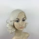 thumbnail image 4 of Birdcage De La Vendimia Blanco Velo De Novia De La Boda Accesorios Clip Del Peine Del Pelo Del Pelo Sunnimix el pelo Fascinator del velo, 4 of 8
