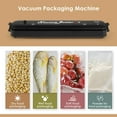 thumbnail image 4 of Vacuum Sealer Machine, Automatic Vacuum Air Sealer Machine for Food Preservation with 15 Sealing Bags, Black, 4 of 6