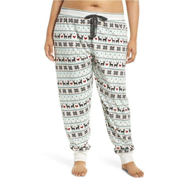 P.J. Salvage Womens Winter Love Pajama Lounge Pants, Multicoloured