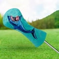 thumbnail image 3 of Funda de cabeza de palo de Golf de PU con n.  degree etiqueta, forro polar impermeable, funda con patrón de tiburón para Fairway Woods Driver, regalo para h 1 azul marino Macarena  Funda para palos de golf, 3 of 8