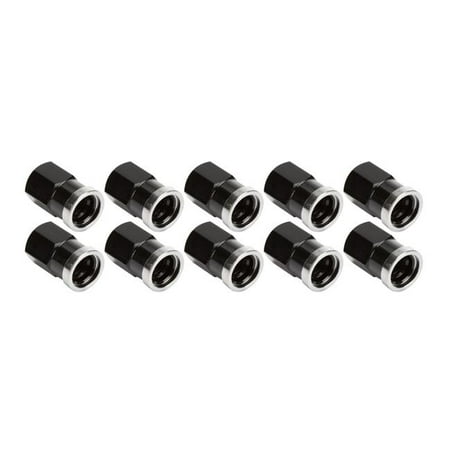 

Allstar Performance ALL72058 0.38 - 16 in. QC Cover Short Nuts - Black - Pack of 10