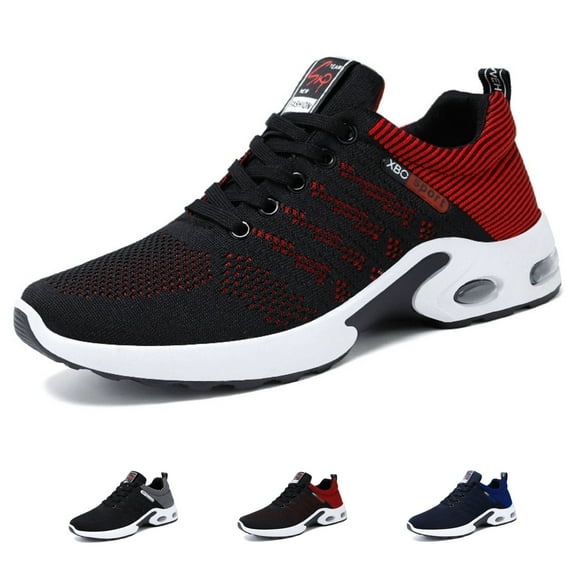 BERANMEY Comfort Men's Sneakers - Lightweight Athletic Running Shoes, Breathable Mesh with Arch Support & Cushioned Comfort, Non-Slip Design for Gym Training, Jogging, Casual Wear
