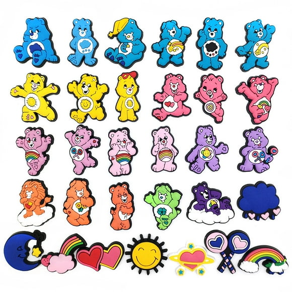 31pcs Shoe Charms, Crocs Pins, Crocs Charms Crocs Accessories for Girls Boys, Shoe Charms Crocs Accessories Decoration Bracelet Party Decorations Birthday Gifts