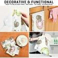 thumbnail image 7 of Dreamtimes Sloth Kitchen Dish Towel 6 Pack, Soft Absorbent Dishcloths Reusable Hand Towel Washable Tea Towels for Home Kitchen Bar Table Decor, 28 x 18 Inch, 7 of 7