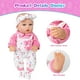 thumbnail image 5 of Baby Doll XFEYUE de 12 pulgadas con ropa, chupete y biberón, 5 of 7