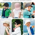 thumbnail image 5 of 2Pcs Baby Baseball Cap Toddler Hat for Boys Girls Baby Sun Hat Cotton Kids Baseball Hat Infant Hat Cap (Gray & Black,9-24 Months), 5 of 5