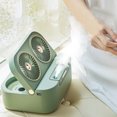 thumbnail image 3 of Ventilador humidificador 1.4L 2 en 1 Humidificador de aire acondicionado Recargable por USB 4000mAh Cabezal dual ultra silencioso, 3 of 8