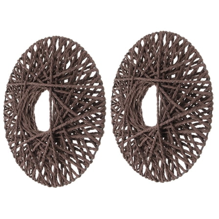 FRCOLOR 2 Pcs Woven Wall Decor Panel Decoration Coffee