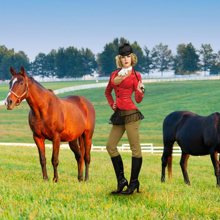Equestrienne Halloween Adult Costume - Lady Jockey Horse Rider, Small Size - Walmart.com Equestrienne Halloween Adult Costume - Lady Jockey Horse Rider, Small Size - Walmart.com